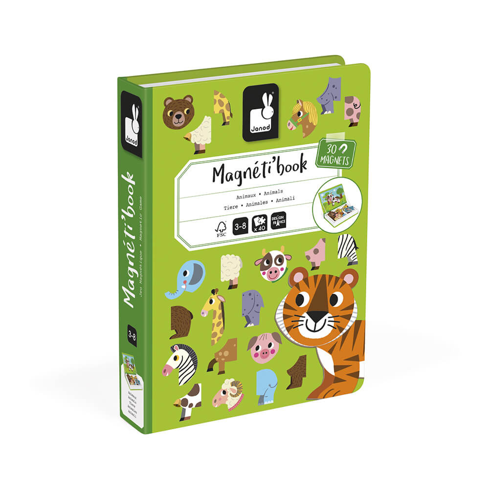 Animals Magneti'Book : Educational magnetic games Janod - J02723