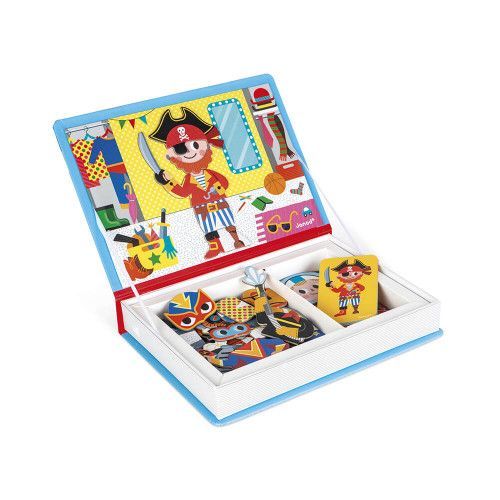 Janod - magnetibook déguisements garçon - 44pcs 3-8 ans