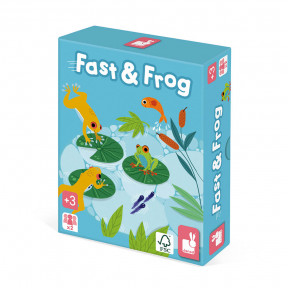 Jeu de Parcours - Fast & Frog (bois et carton)