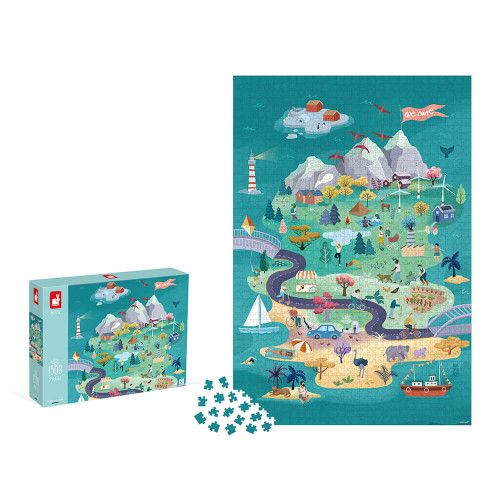 Puzzle Evasion 1500 pièces en carton FSC made in Europe pour adulte et enfant Janod