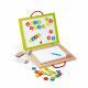 Tableau Magic 4 en 1 en bois, magnétique, éducatif, mallette, pour enfant à partir de 3 ans JANOD