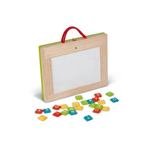 Tableau Magic 4 en 1 en bois, magnétique, éducatif, mallette, pour enfant à partir de 3 ans JANOD