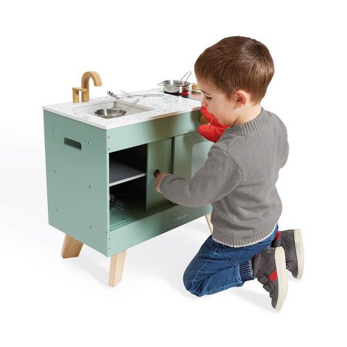 Cuisine jouet - Cuisine bois, dinette, Twist, enfant dès 3 ans Janod