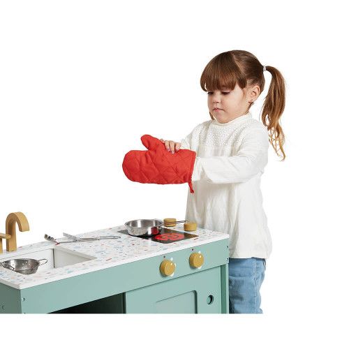 Cuisine bois jouet pour enfant - Dinette en bois, cuisine JANOD