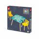 Table et chaises pour enfant dès 3 ans, mobilier en bois multicolor, animaux chambre enfant, Tropik de JANOD