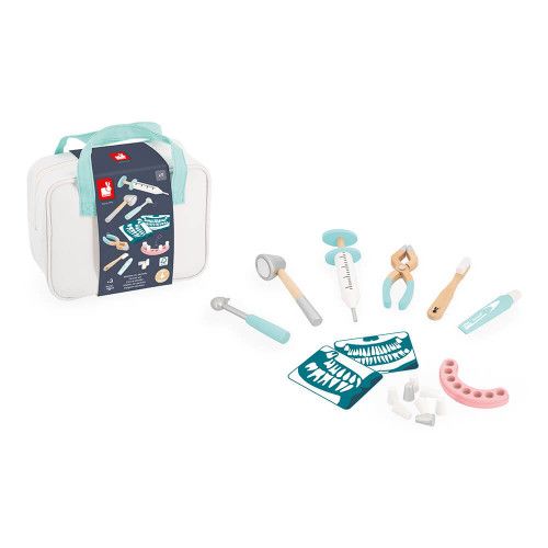 Johntoy Jeu de dentiste en valise 10 pièces bleu - Jeu de rôles - Achat &  prix