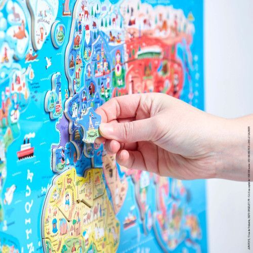 Puzzle Enfant 5 Ans-8 Ans-Puzzle Carte Du Monde Enfant 180 Pieces Dans Un  Style Rétro 8 Bits-Carte Du Monde Puzzle Ans 5[u1350] - Cdiscount Jeux -  Jouets