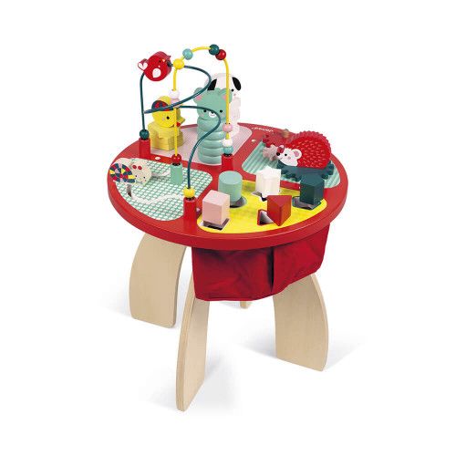 Table d'activités Baby Forest en bois éveil enfant à partir de 1 an