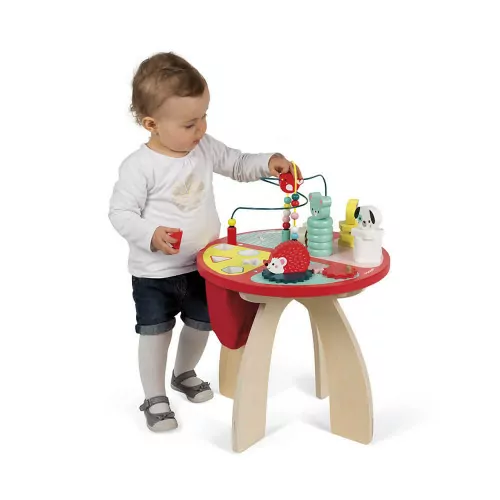 Table d'activités Baby Forest en bois éveil enfant à partir de 1 an