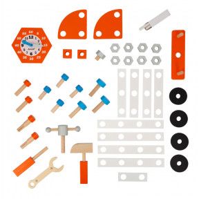 Lot d'Accessoires + Outils pour l'Etabli Magnétique Géant Brico'Kids