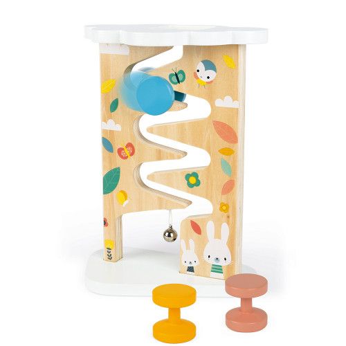 Descendeur Pure en bois, éveil motricité, manipulation, pour enfant à partir de 12 mois JANOD