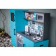 Maxi Cuisine Lagoon en bois sonore lumineuse bleu 15 accessoires enfant à partir de 3 ans