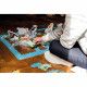 Puzzle éducatif géant Les Animaux Menacés 200 pièces, carton, figurines, pour enfant à partir de 6 ans JANOD