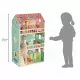 Maison de poupées Happy Day en bois, 12 accessoires, 3 étages, pour enfant à partir de 3 ans JANOD