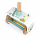 Jouet à Pousser Pure en bois, éveil motricité bébé, marche, hauteur ajustable, pour enfant à partir de 18 mois JANOD