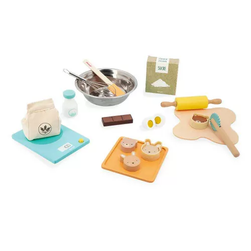 Robot cuisine enfant - Set du petit pâtissier bois pour enfant - Janod