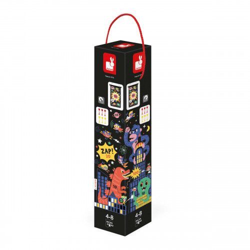 Jeu de fléchettes magnétiques Super-Héros, 6 aimants, double face, pour enfant à partir de 4 ans JANOD