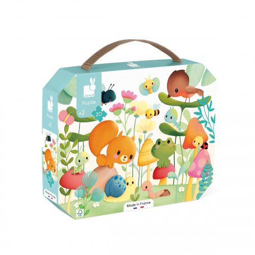 Puzzle Janod bébé, puzzle 20 pièces animaux, enfant 2 ans - Janod