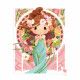 Puzzle enfant inspiré de Mucha, puzzle 100 pièces made in France, puzzle carton FSC, pour enfant dès 6 ans JANOD