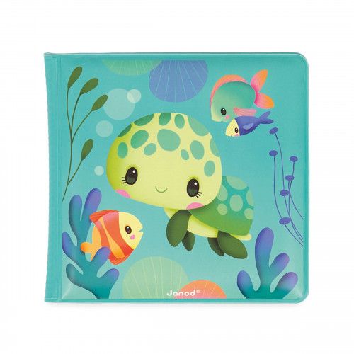 Livre de bain magique pour bébé, livre pour le bain tortues et animaux, jouet de bain pour enfant à partir de 10 mois JANOD