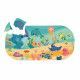 Puzzle bébé, puzzle pour le bain, 28 pièces animaux et sac de rangement, jouet de bain pour enfant à partir de 3 ans JANOD