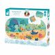 Puzzle bébé, puzzle pour le bain, 28 pièces animaux et sac de rangement, jouet de bain pour enfant à partir de 3 ans JANOD