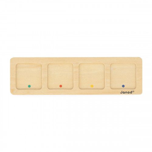 Jeu éducatif en bois, cartes séquences, le jardin, jeu pédagogique maternelle pour enfant dès 3 ans JANOD