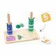 Jeu éducatif en bois, apprendre à compter, chenille, jeu pédagogique maternelle pour enfant dès 3 ans JANOD