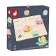 Jeu éducatif en bois, tableau à double entrée, escargots, jeu pédagogique maternelle pour enfant dès 4 ans JANOD