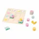 Jeu éducatif en bois, tableau à double entrée, escargots, jeu pédagogique maternelle pour enfant dès 4 ans JANOD