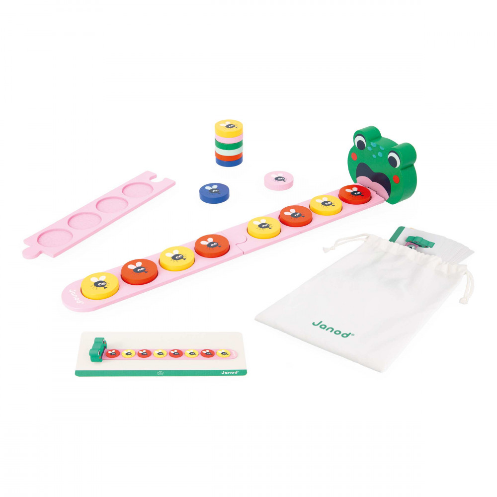 Grenouilles sauteuses, jeu d'équilibre de grenouille en plastique, jeux de mathématiques pour la maternelle avec balance et cartes d'activité, vert (30 grenouilles + 10 chiffres + 30 cartes