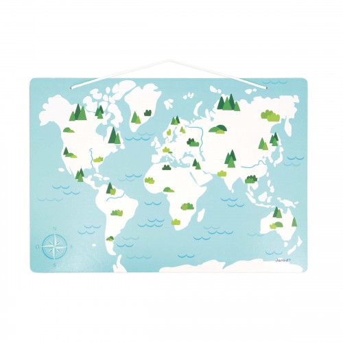 Carte du monde magnétique en puzzle (pour enfants 6 ans et +) - 49 x 3 –  MapsCompany - Travel and hiking maps