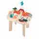 Table d'activités en bois bébé, table multi-activités dinosaures, 8 activités, jouet éveil dino enfant dès 12 mois / 1 an JANOD