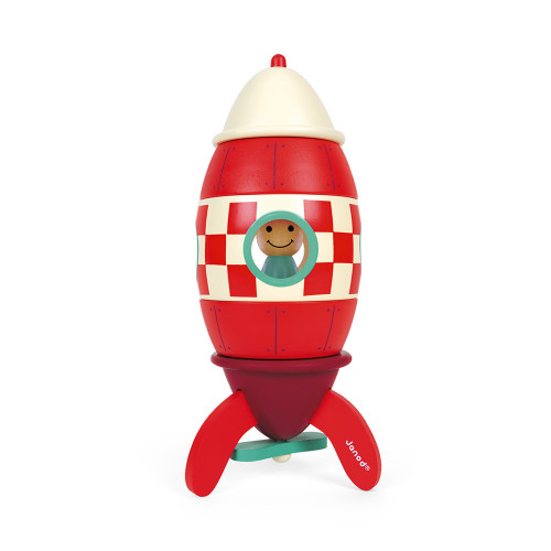 Janod Magnetischer Bausatz Rakete Holz J05207  NEU in OVP 