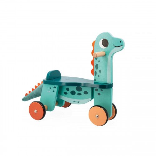 Porteur bois bébé - Porteur dinosaure, enfant 12 mois 1 an Janod