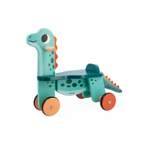 Garage dinosaure bois - Véhicules dino pour enfant dès 2 ans Janod