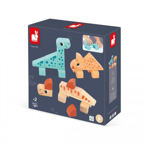 Jeux de construction dinosaure Cubikosaurus - Pour enfant dès 2