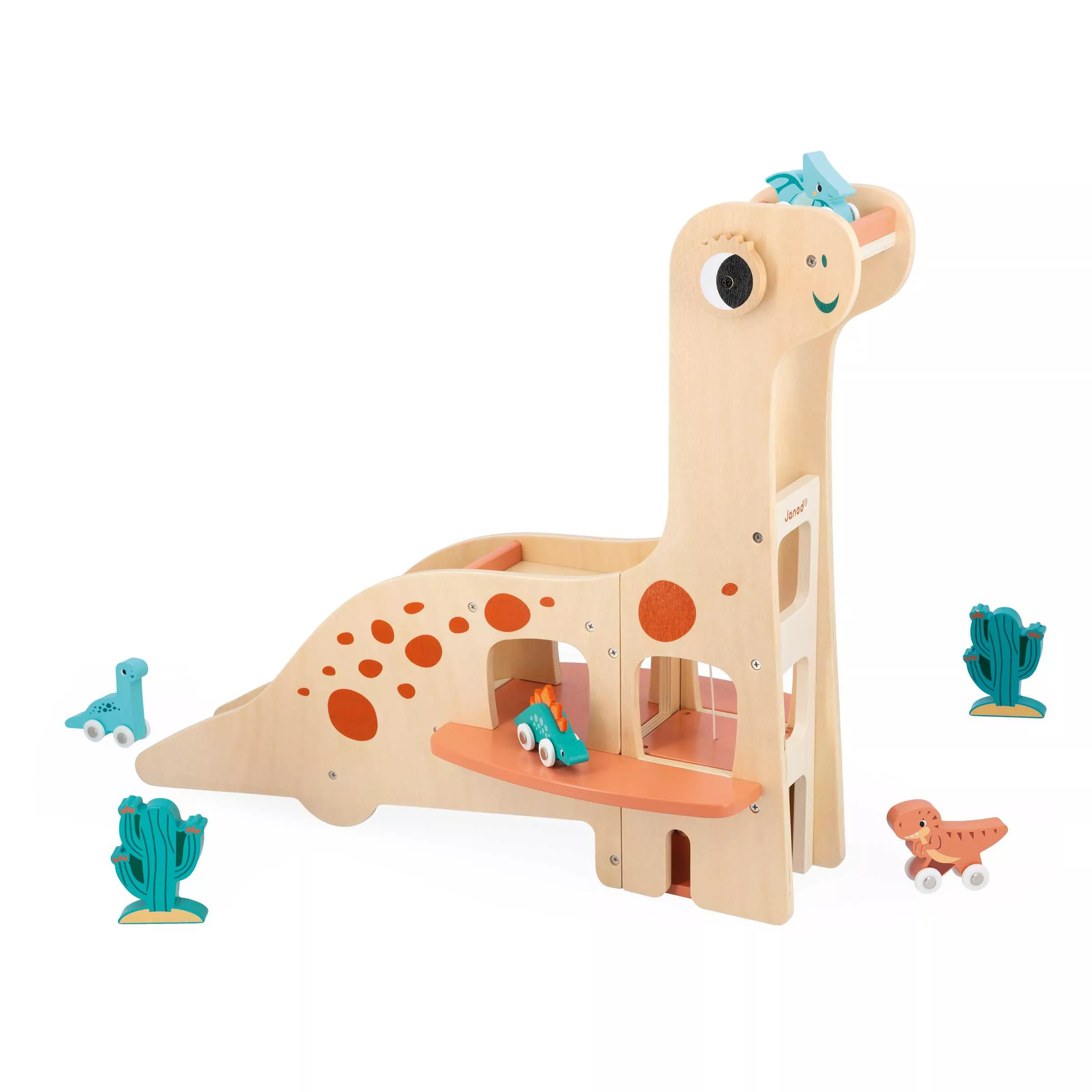 Green series Kinderplay Train en Bois Enfant, Circuit Train Enfant