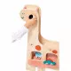 Garage en bois dinosaure, 4 véhicules + accessoires, garage dino Diplodocus, pour bébé et enfant à partir de 2 ans JANOD