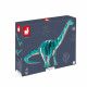 Puzzle 3D dinosaure, puzzle en volume, puzzle Diplodocus, 42 pièces, carton FSC, pour enfant dès 5 ans JANOD