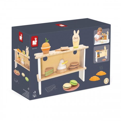 Coffret patisseries jouet - Accessoire dinette bois enfant 3 ans Janod