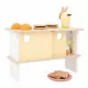 Marchande en bois, stand de pâtisserie et 13 accessoires, gâteaux, jouet imitation, dinette pour enfant dès 3 ans JANOD