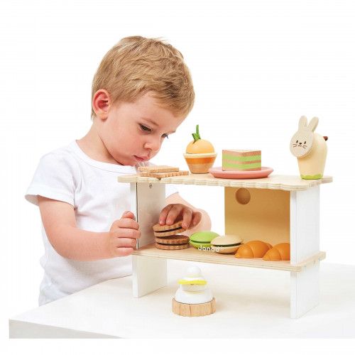 Coffret patisseries jouet - Accessoire dinette bois enfant 3 ans Janod