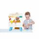 Marchande en bois, stand de glaces et 14 accessoires, jeu magnétique, jouet imitation, dinette pour enfant dès 3 ans JANOD