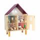 Maison de poupée en bois, maison de poupées Twist, 11 accessoires, magnétique, pour enfant dès 3 ans JANOD