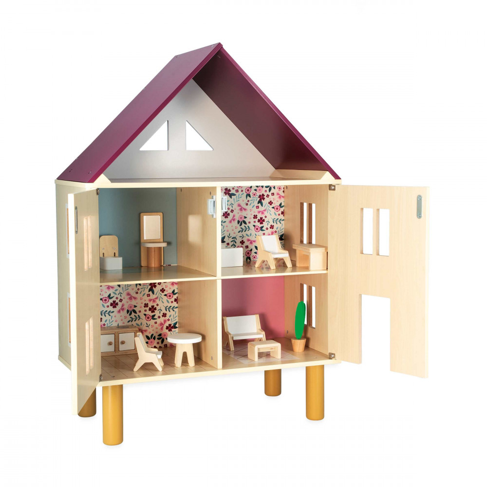 Maison de poupées en bois - Maison poupée Twist, enfant 3 ans Janod