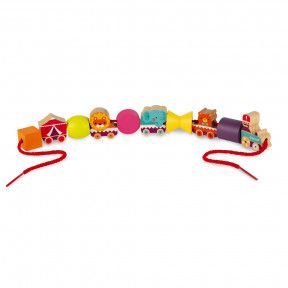 Stringable Circus-Themed Beads (wood)