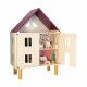 Maison de poupée en bois, maison de poupées Twist, 11 accessoires, magnétique, pour enfant dès 3 ans JANOD