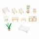Maison de poupée en bois, maison de poupées Twist, 11 accessoires, magnétique, pour enfant dès 3 ans JANOD