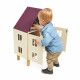 Maison de poupée en bois, maison de poupées Twist, 11 accessoires, magnétique, pour enfant dès 3 ans JANOD